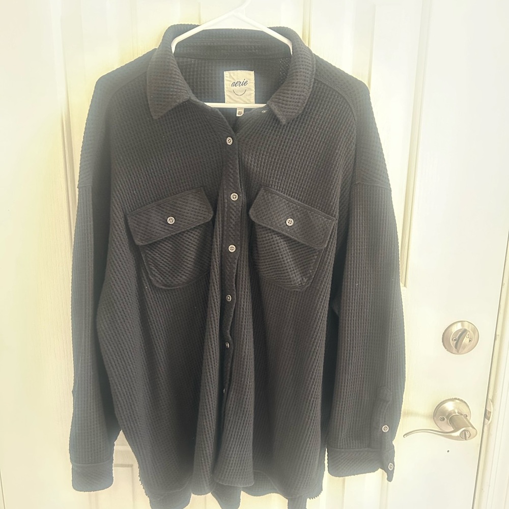 Aerie Anytime Fave Waffle Shirt